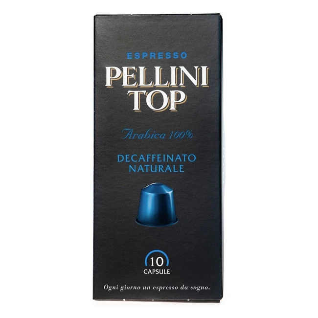 Pellini Caffè Espresso Deca 100% Arabica Capsules Compatibles Nespresso - Pack de 12 étuis de 10, soit 120 capsules