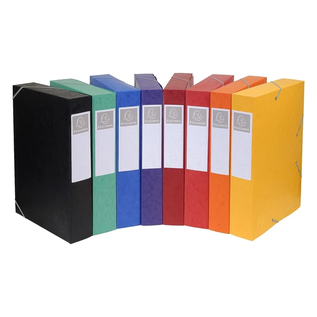 Pack 10 Carpetas Proyecto Exacompta 19500H - Colores Surtidos