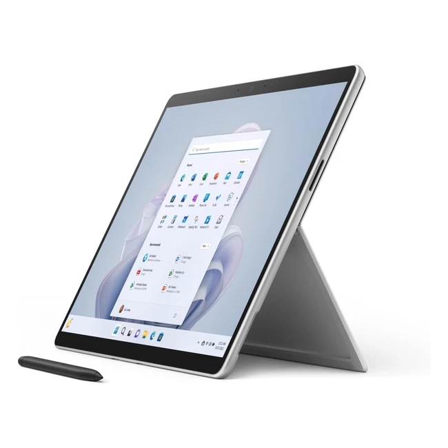 Microsoft Surface Pro 9 13-Inch 2-in-1 Tablet PC - Silver - Intel Core i7 - 16GB RAM - 256GB SSD - Windows 11 Home - 2022 Model
