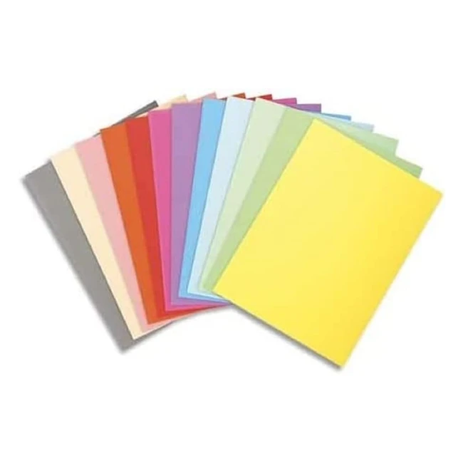 Subcarpeta Cartulina Exacompta DIN A4 - Paquete 100 Unidades - Colores Surtidos - 220 gr