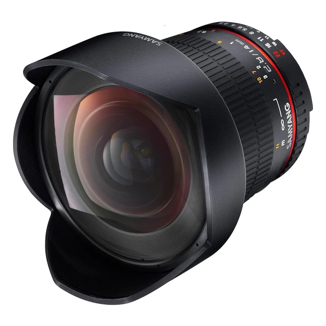 Objetivo Samyang F28 para Canon EF 14 mm IF ED UMC - Gran Angular Ultra Ancho - Negro