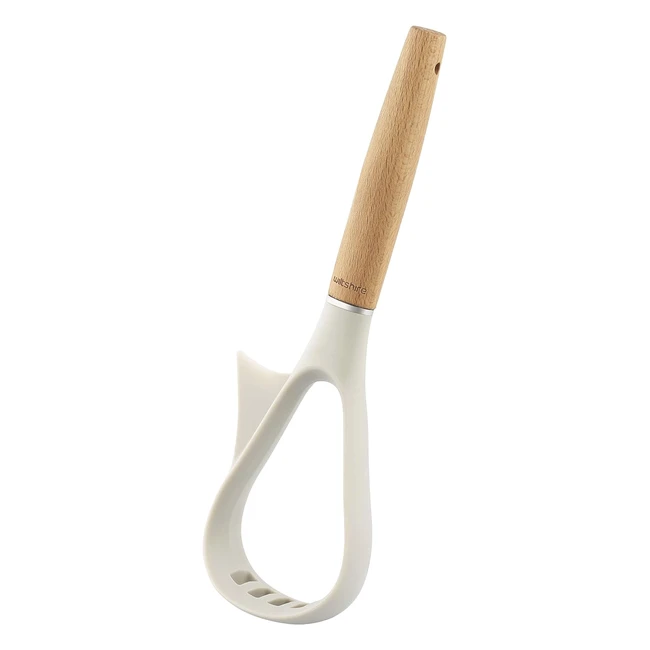 Wiltshire Eat Smart 4-in-1 Avocado Tool - Slices, Pits, Scoops, and Mashes - Natural Beech Wood Handle