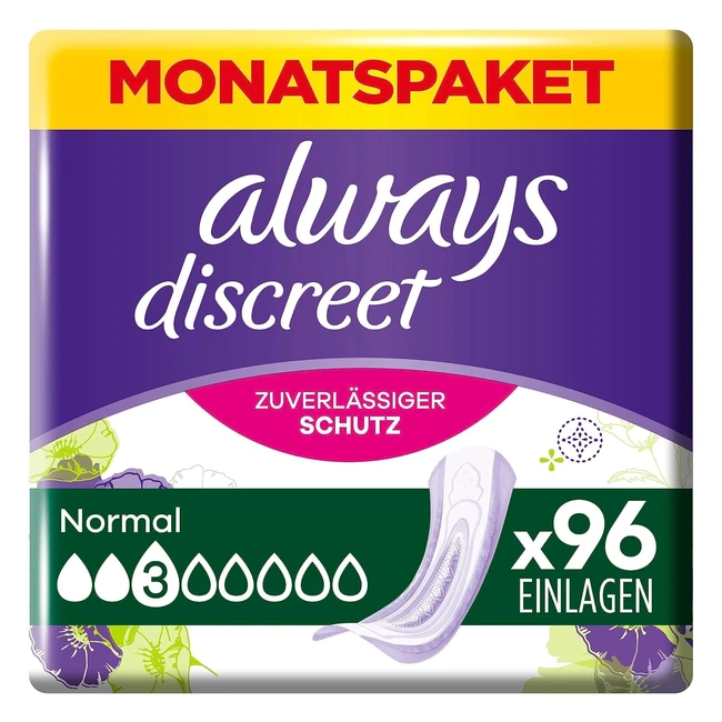 Always Discreet Inkontinenzunterwäsche - Sicherer Schutz, kaum spürbar