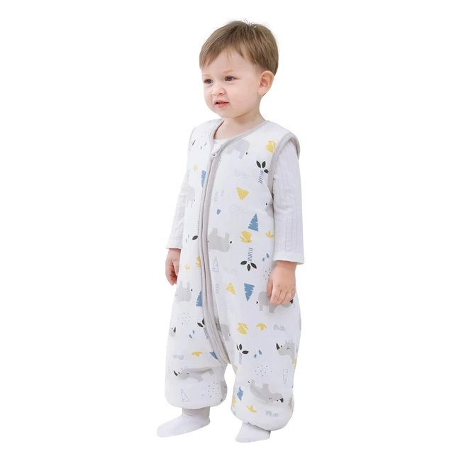 Saco de Dormir para Bebé Mosebears 2.5 Tog 100% Algodón Puro - Varios Tamaños