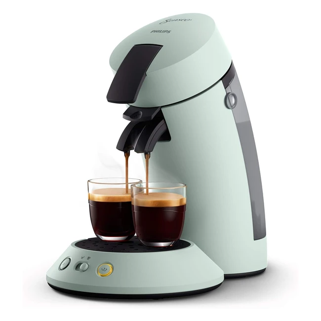Philips Haushaltsgeräte Senseo Original Plus CSA21020 Kaffeepadmaschine Kaffee Stärke Auswahl Coffee Boost Technologie recyceltes Plastik Mint