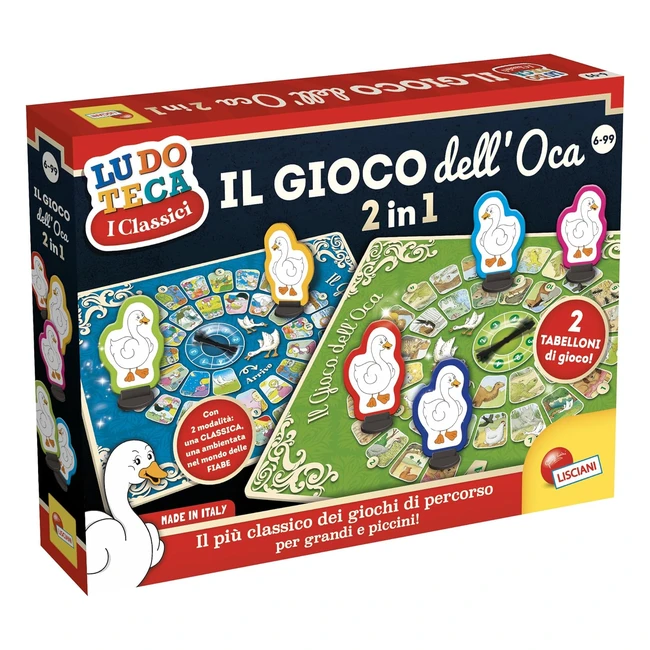 Lisciani Giochi 60535 - Ludoteca Gioco dell'Oca 6-99 anni - Stimola la creatività dei bambini