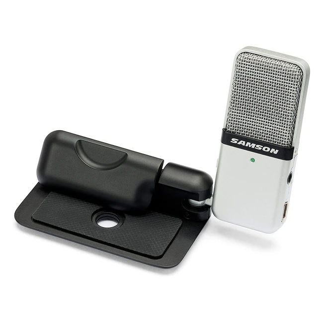 Samson Sagomic Go Mic Clip-On USB-Mikrofon, Weiß, inklusive Zubehör