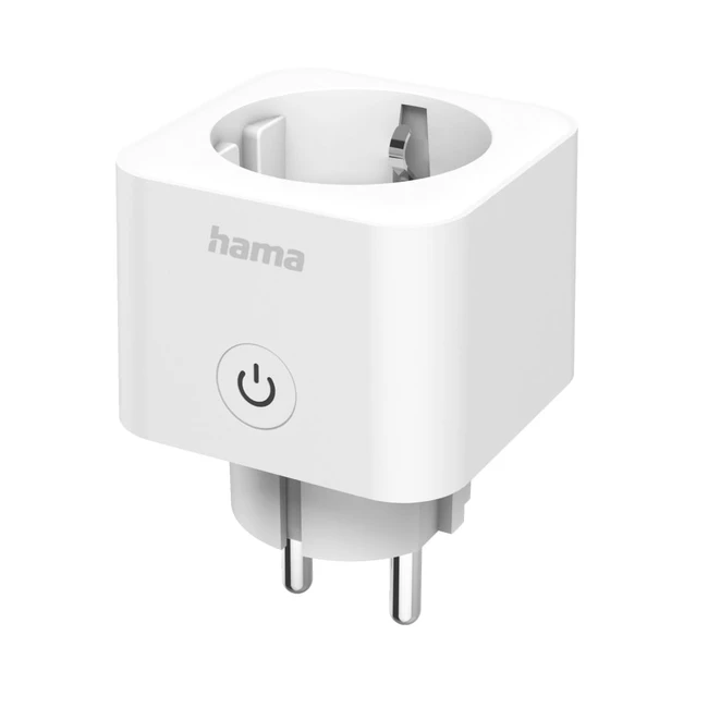 Hama WLAN-Steckdose mit Matter Smart Home, App und Sprachsteuerung, Timer-Schalter, 3680 W