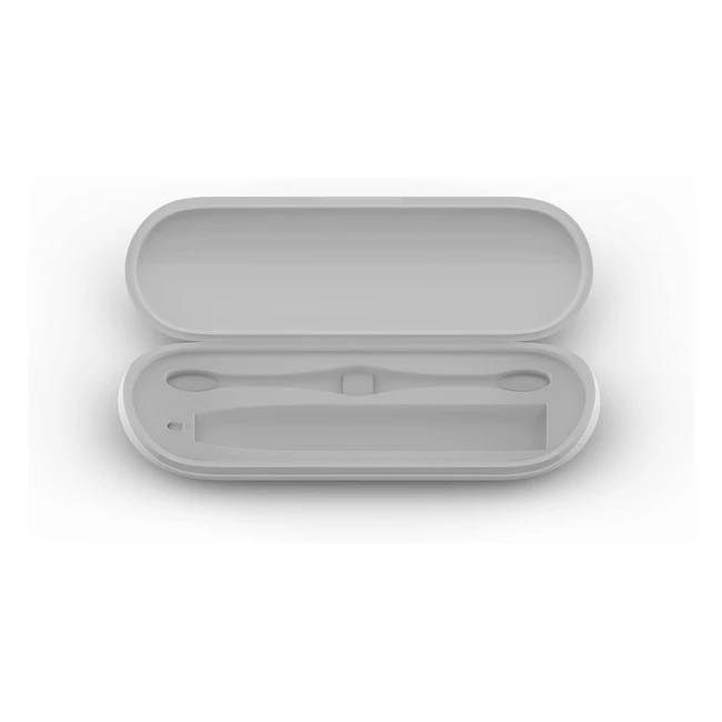 Oclean X Pro Series Toothbrush Travel Case - Store & Carry Clean Brush While Traveling - White/Grey