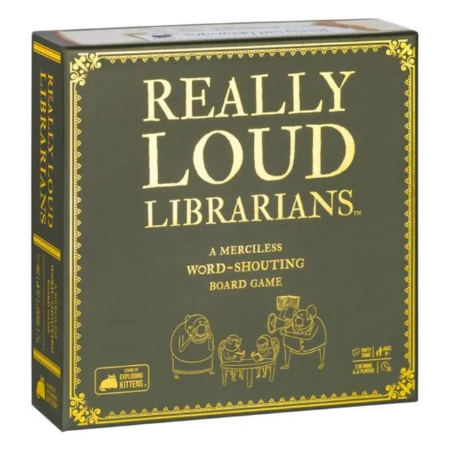 Explosive Kittens: Really Loud Librarians - Fast-paced Wordshouting Board Game