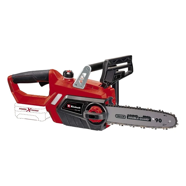 Einhell GELC 18 Li Power Xchange Akku-Kettensäge, 18V, 230mm Schnittlänge, Oregon Kette und Qualitätsschwert, Schnellstopp
