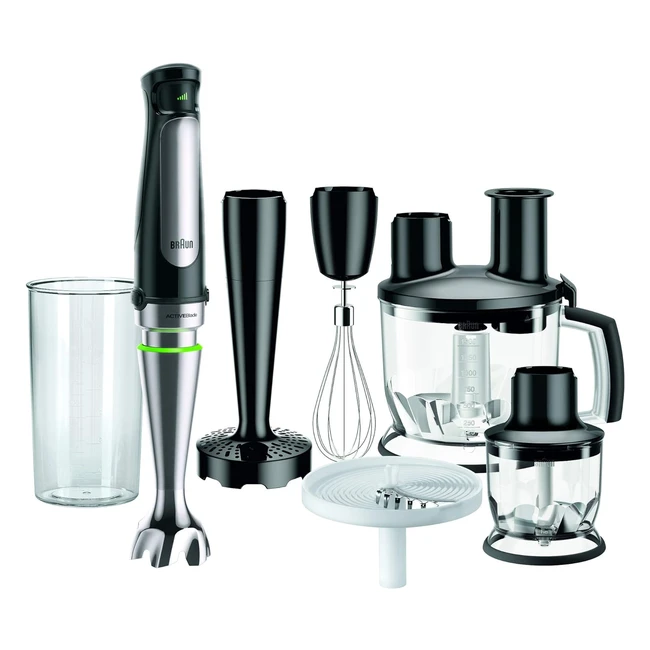 Braun Multiquick 7 MQ 7087X Hand Blender - 1000 Watt - Schwarz