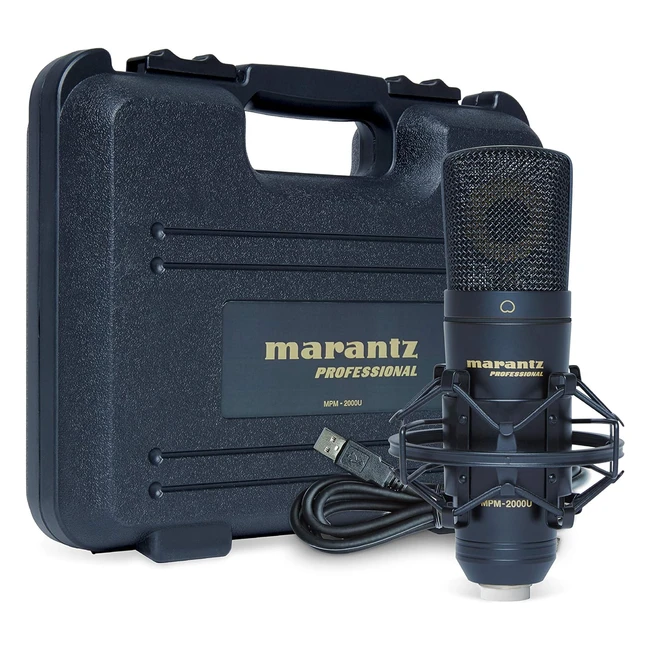 Marantz Professional MPM2000U USB-Mikrofon fr Aufnahmen Podcasts und Gaming