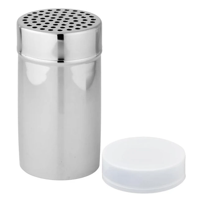 Saupoudreuse Fackelmann 42909 en inox - Boite  sucre glace et distributeur de 