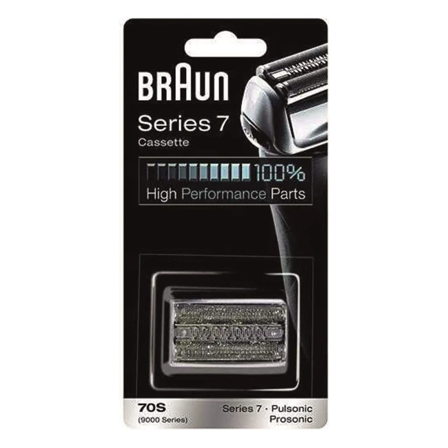 Braun Series 7 Electric Shaver Replacement Head - Easily Attach New Head - Compatible with Series 7 70s - Silver