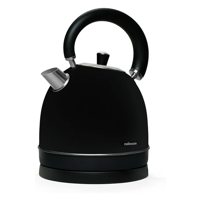 Hervidor Eléctrico Mellerware Spring 2200W - Calentamiento Rápido 3 min - 18L - Diseño Tetera Elegante - Rojo