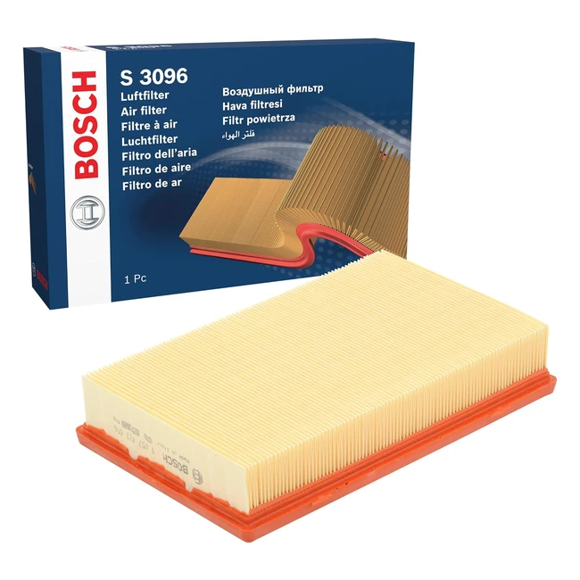 Filtre à air Bosch S3096 pour voiture - Haute qualité et efficacité de filtration