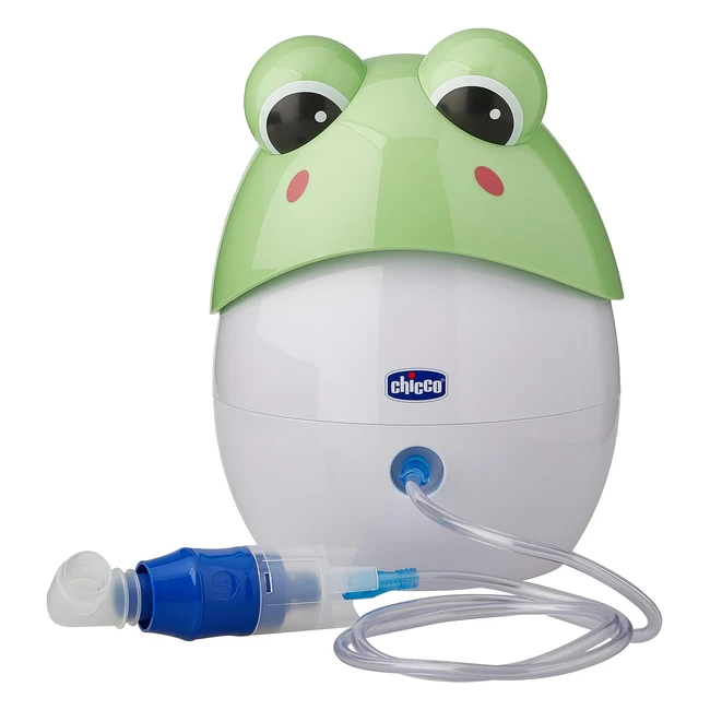 Chicco Aerosol Super Soft Rana Neonati Bambini Adulti - Pratico ed Efficace - 2 Mascherine Morbide - 0 Mesi