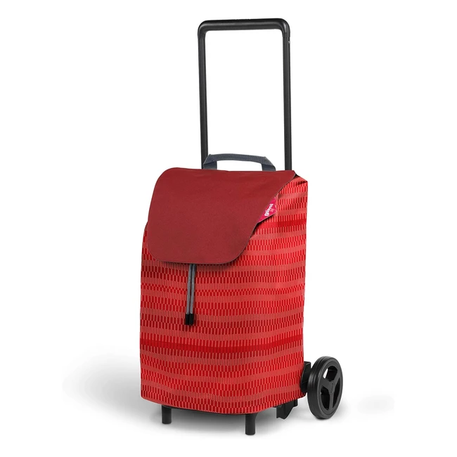 Gimi Easy Carrello Portaspesa Compatto 40L - Leggero e Maneggevole