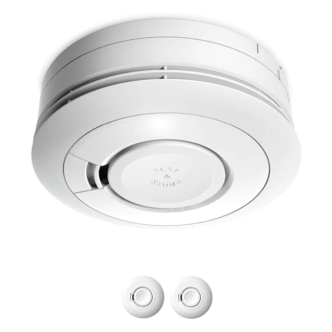 ei electronics ei650 Rauchwarnmelder, 2er Set, batteriebetrieben, 10 Jahre Lebensdauer