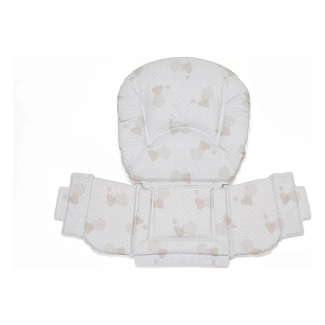 Relleno de recambio Foppapedretti para trona Ilsediolone Dolcecuore - Suave, lavable y anatómico