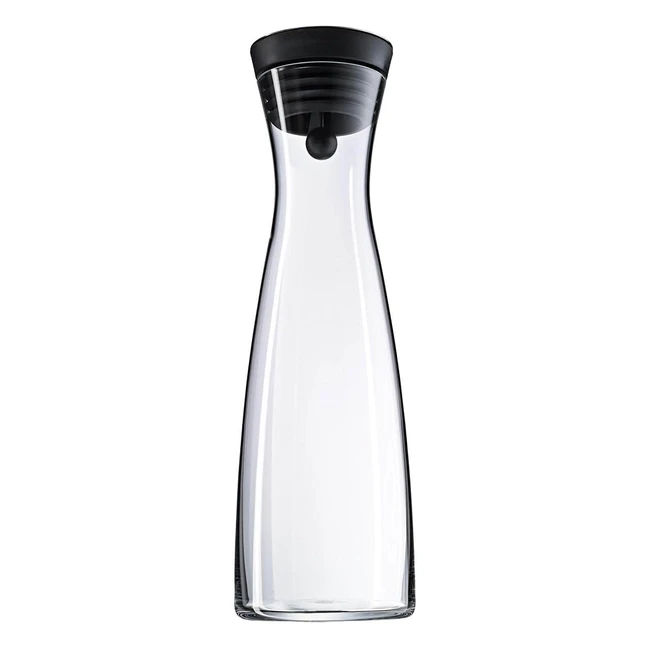 WMF Motion Wasserkaraffe 15 l - Hochwertige Glas Karaffe mit Silikonrand und Cl
