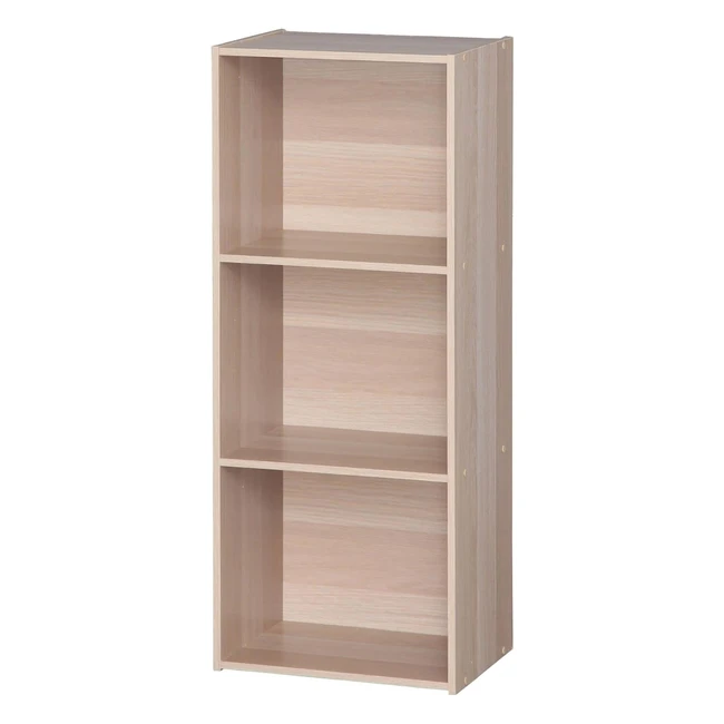 Office Rack Bookcase Storage Cupboard Wooden Cabinet - Iris Ohyama CX3FN
