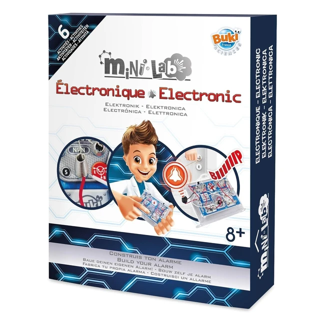 Mini Lab Électronique Buki 3008 - Assemble les Composants, Réalise ta Propre Alarme