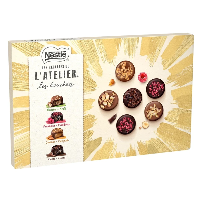 Nestlé Les Recettes de l'Atelier - Bouchées Chocolat de Noël 398g
