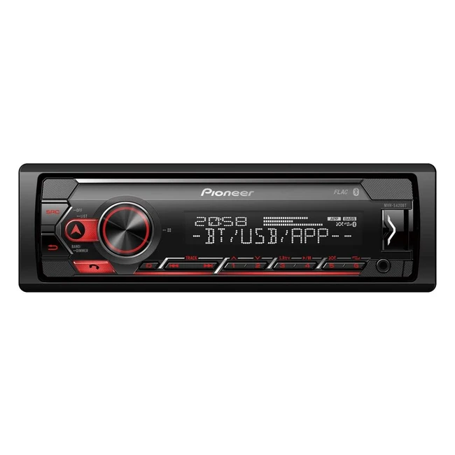 Autorradio Pioneer MVHS420BT 1DIN RDS Bluetooth USB iPhone Android
