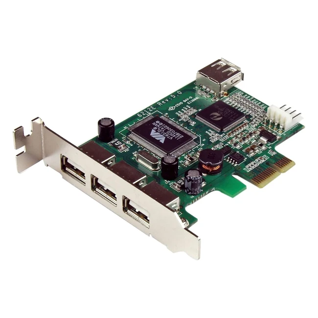 High-Speed USB Card - Startechcom PCIe USB 20 Card PEXUSB4DP