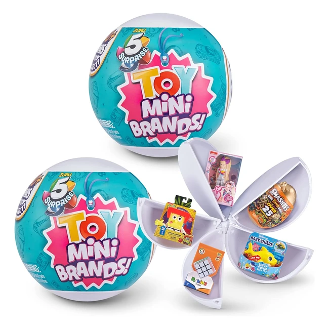 5 Surprise Toy Mini Brands Capsules Collectible 2 Pack - Zuru