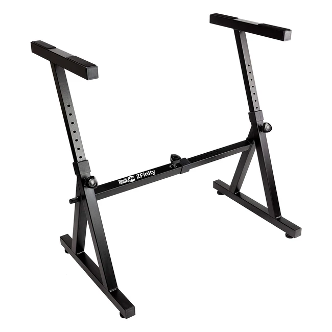 RockJam ZFrame Heavy Duty Keyboard Stand - Stable and Adjustable - Steel Construction