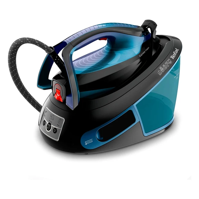 Tefal Express Vision Steam Generator - Powerful Steam Performance, Easy LED Vision, No-Setting Technology - SV8155G0