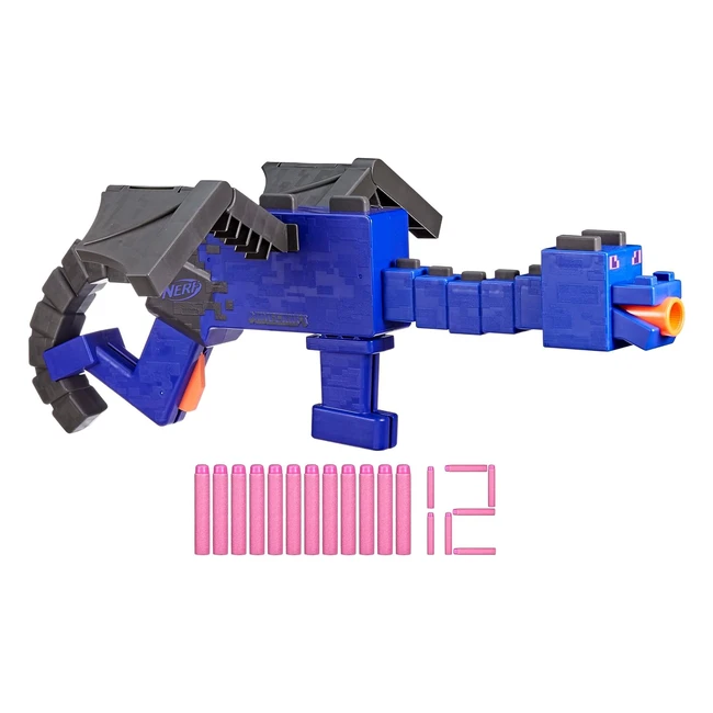 NERF Minecraft Ender Dragon Blaster  12 Elite Darts