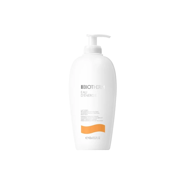 Biotherm Eau Energy Body Milk 400ml - Feuchtigkeitsspendende Körperlotion mit Ölen und Zitrusfrüchten für revitalisierte und erfrischte Haut
