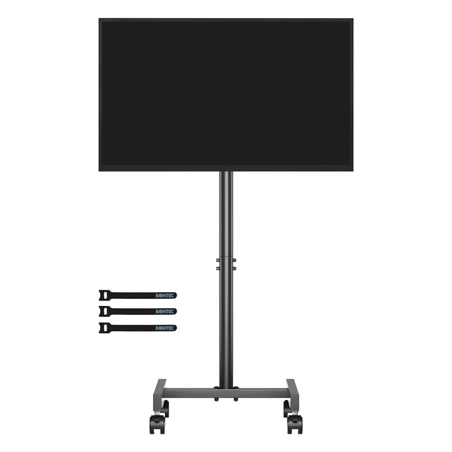 Support TV à roulettes pour téléviseurs incurvés plats de 13-42 pouces
