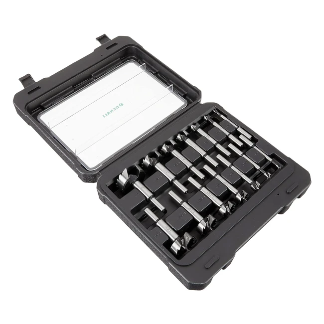 Juego de Puntas de Afilado Denali 14 Piezas Forstner con Maletn de Transporte