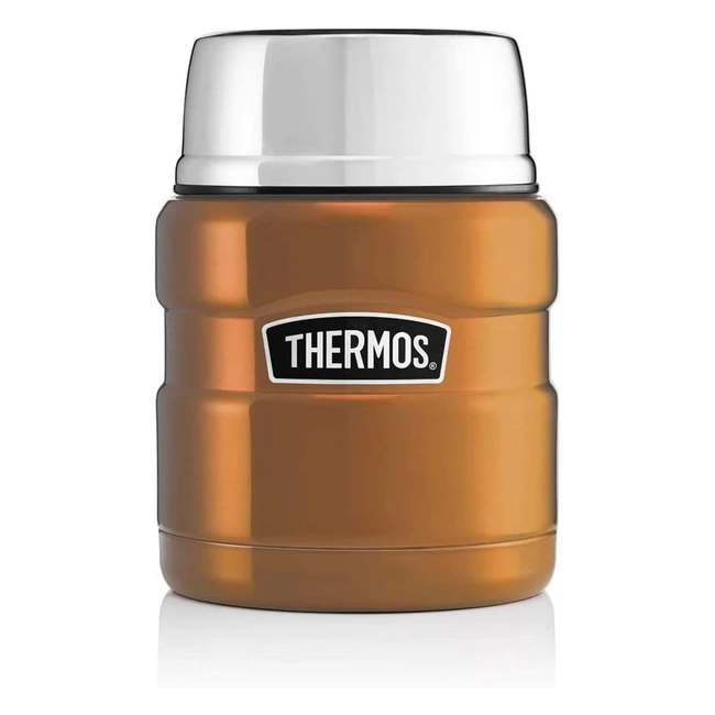 Thermos Food Flask - Keeps Hot for 9 Hours - Cold for 14 Hours - Stainless Steel
