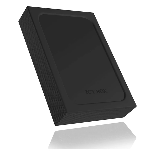 Icy Box IB256WP - Custodia Esterna per HDD/SSD USB 3.0 UASP in Silicone SATAIII