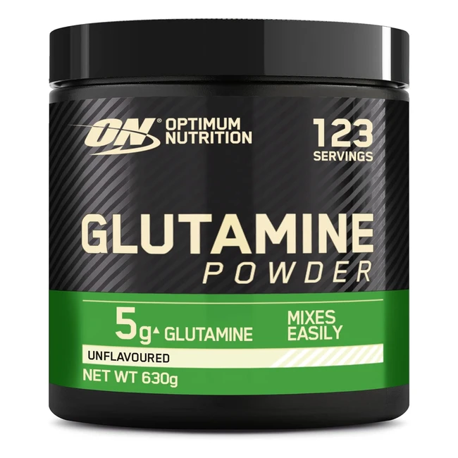 Optimum Nutrition Glutammina in Polvere - Integratore Alimentare per Frullati Pr