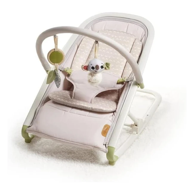 Hamaca Ergonómica Boho Chic con Arco de Juguete y Cojín para Recién Nacidos