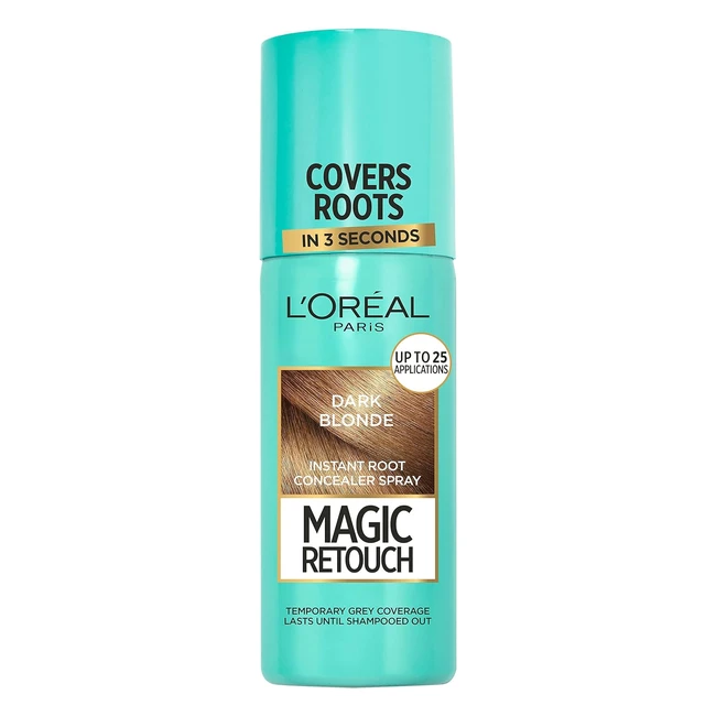 Loreal Magic Retouch Instant Root Concealer Spray - Dark Blonde - 75ml