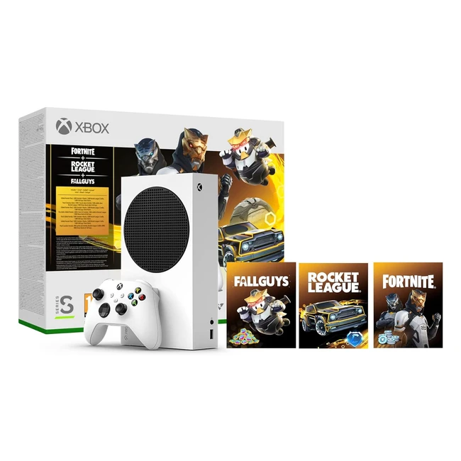 Xbox Series S Gilded Hunter Pack Fortnite Rocket League y Fall Guys