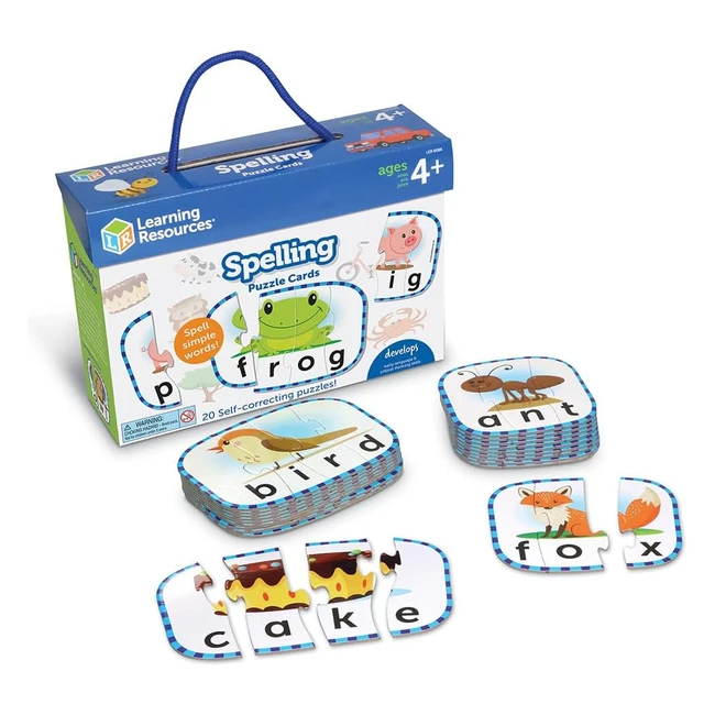 Puzzle Ortografia Competenze Prescolari - Set di 20 Puzzle Autocorrettivi