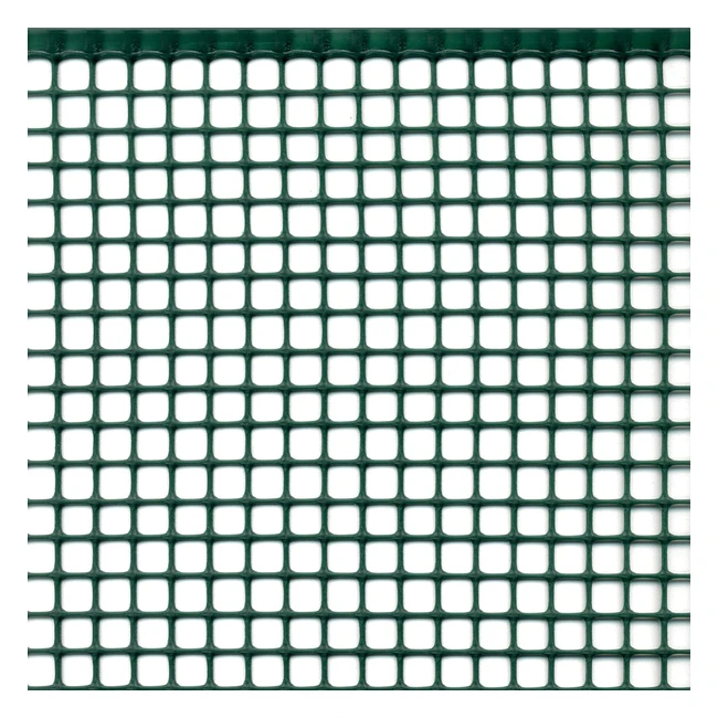 Rete Protettiva Plastica Maglia Quadrata Tenax Quadra 10 Verde - 050 x 5m