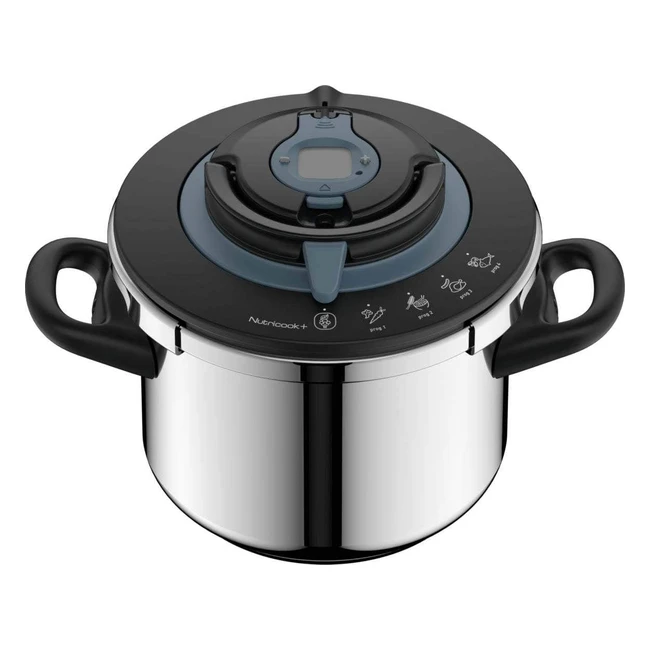 Autocuiseur SEB inox 6L - P4220705 | Cuisson sous pression, 4 programmes, minuteur intégré