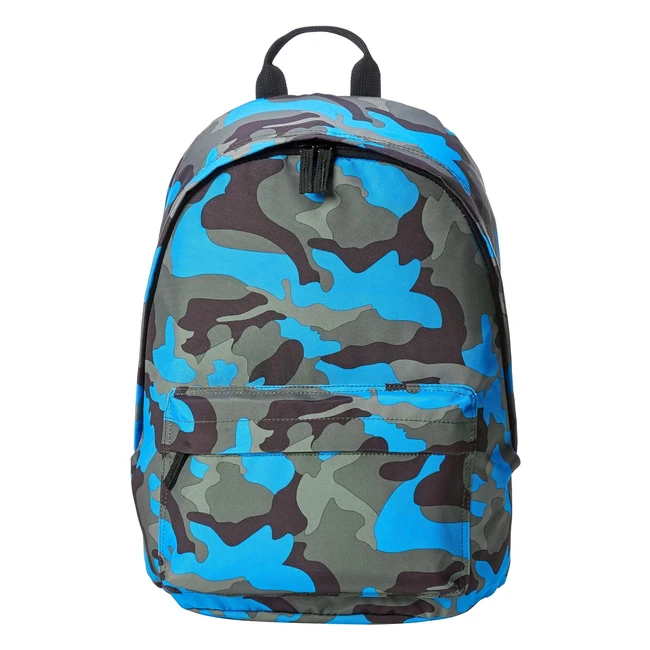 Amazon Basics Tagesrucksack blau Camouflage wasserabweisend leicht und robus