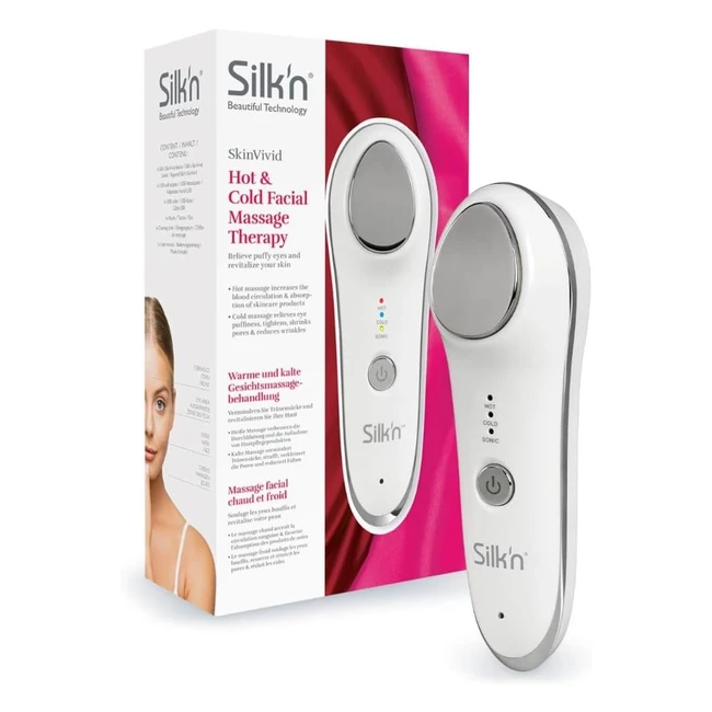 Silkn SkinVivid - Applicateur Soin Visage et Vibrations Anti-ge