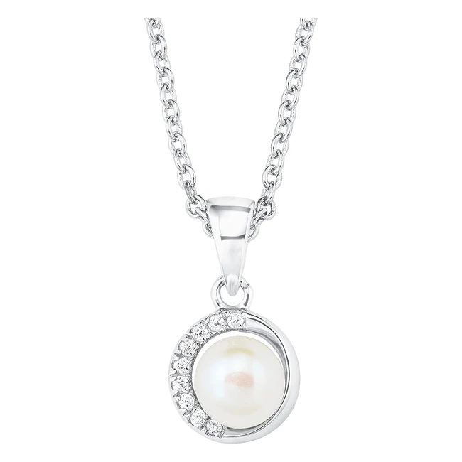 sOliver Kette mit Anhnger 925 Sterling Silber Damen Halsschmuck mit Zirkonia 